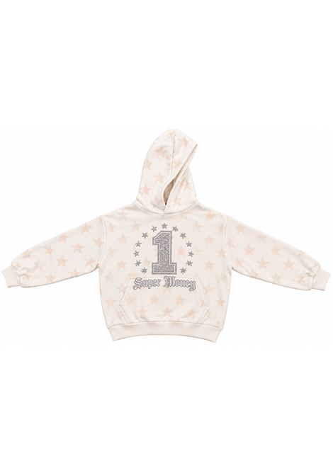 Felpa con strass ARTSUPERMONEY KIDS | SMJST05023WH